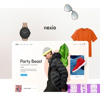 WordPress主题源码Nexio v1.0.7 时尚服装WooCommerce商店主题