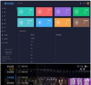 新版骆驼IPTV小肥米二开开源iptv管理系统源码/对接EZtv电视直播管理系统